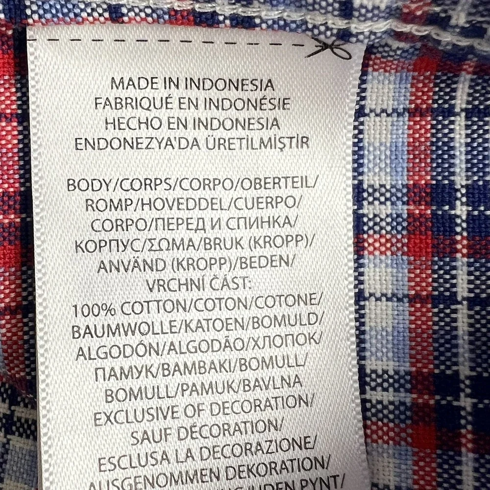 Ralph Lauren Boys Large Multicolor Plaid Long‎ Sleeve Thick  Button Down Shirt